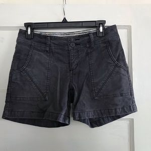 Prana corduroy shorts, Gray, Sz 4